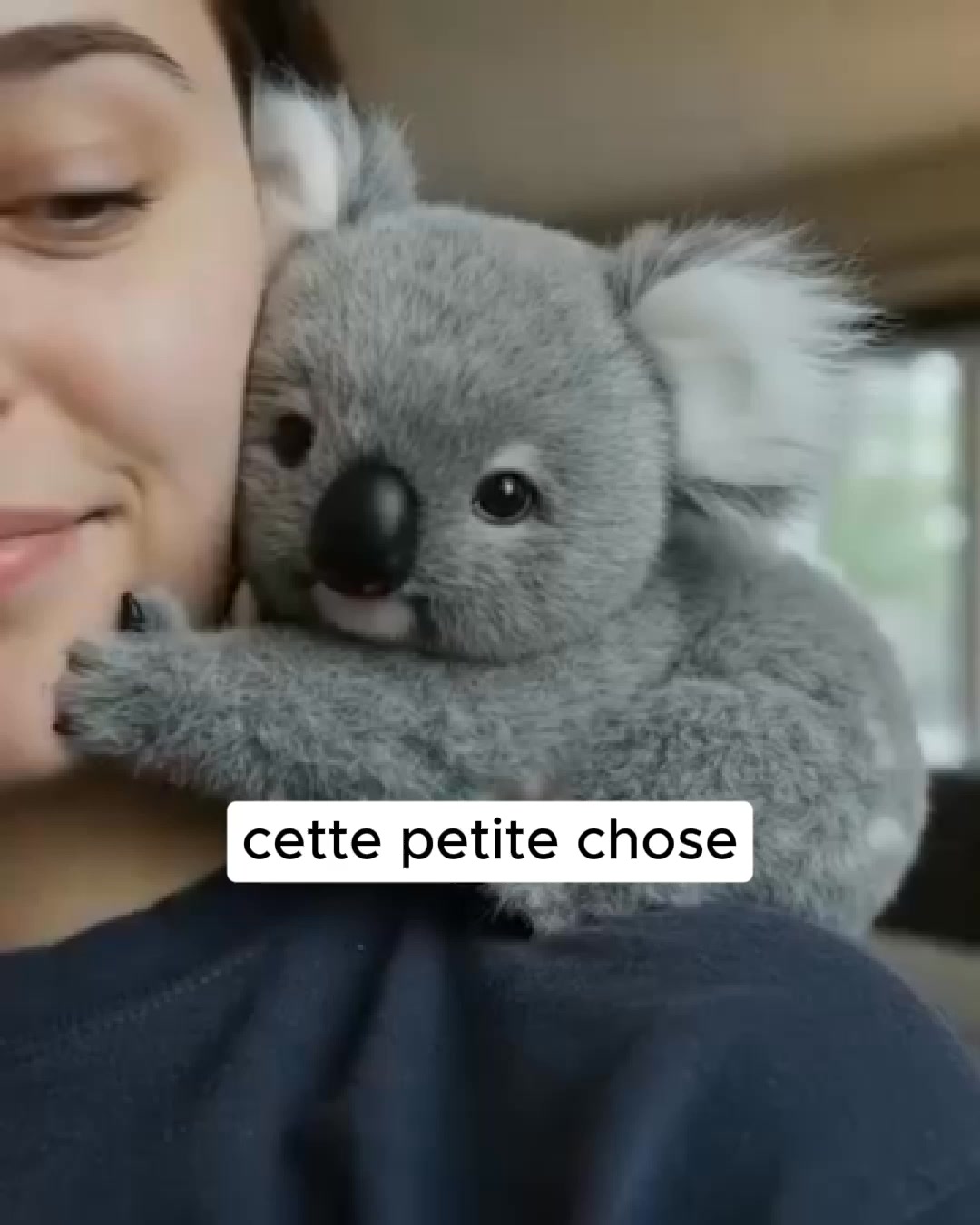 Peluche Koala De Soutien émotionnel – Ultra-doux, 25 Cm, Mouvement Naturel, Anti-stress, Cadeau Réconfort