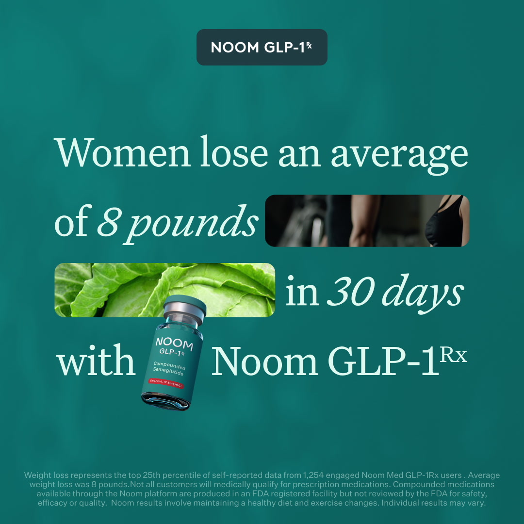 If you’ve been struggling to achieve your weight loss goals or manage your health, Noom GLP-1ᴿˣ is here | Noom