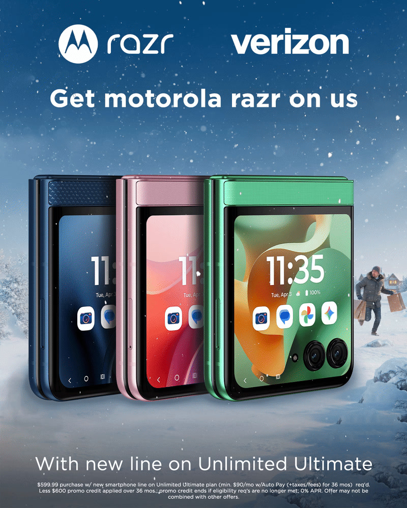 It's not too late to get motorola razr - 2025 on us at Verizon with ...