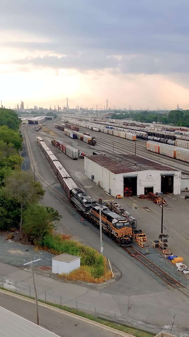 The NS inspection train, also known as the Office Car Special, rolled ...