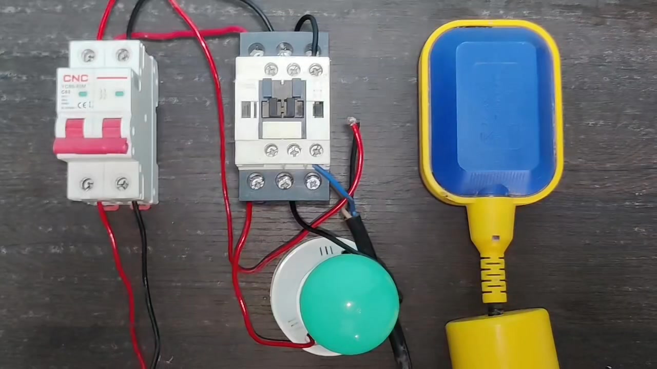 Float Switch Connection with Motor Starter| Float Switch Connection ...