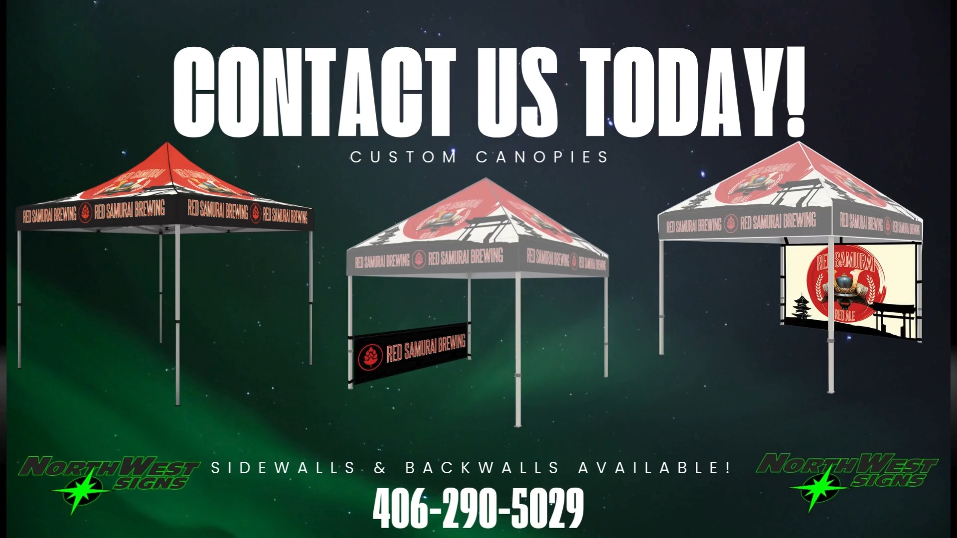 🔥 **STAND OUT WITH CUSTOM CANOPIES!** 🔥 NorthWest Signs offers **high ...