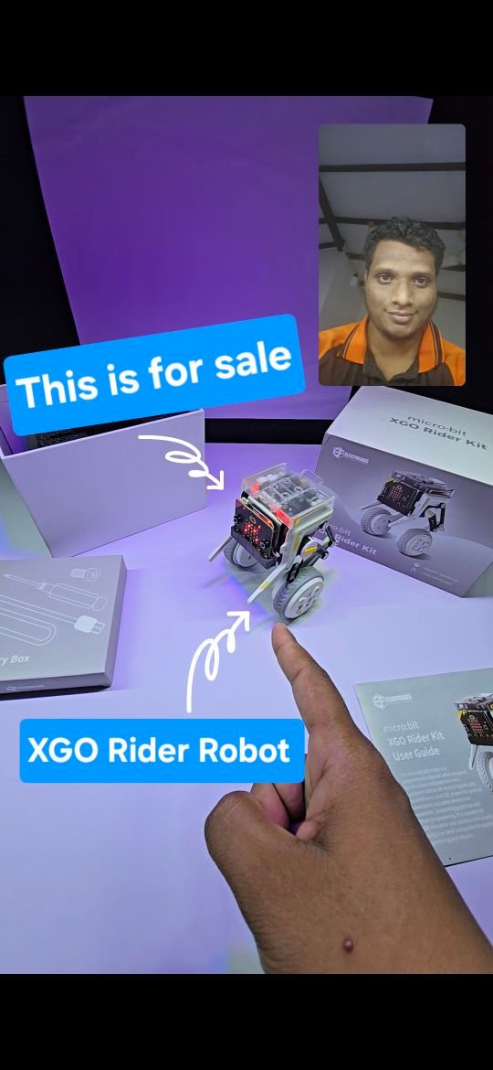 මේක මං විකුනනව😕. ගාන Video එකේ ඇති. මේක XGO Rider Robot කෙනෙක්. මේක ...