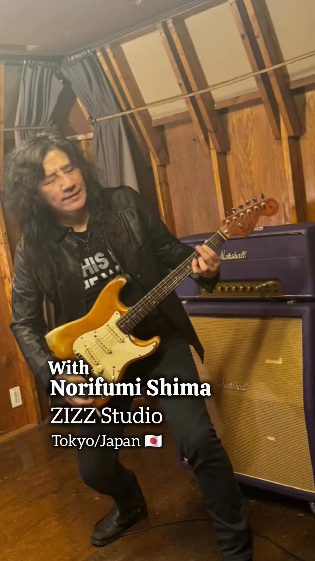 With Norifumi Shima @ ZiZZ Studio. *Video shoot | Lightning Strikes