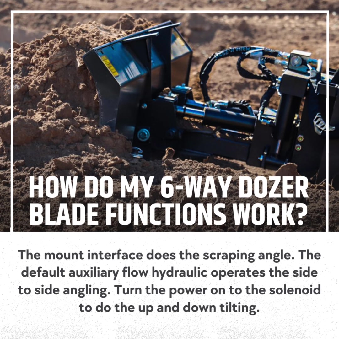 The Blue Diamond 6-Way Dozer Blade gives you the ultimate control over ...