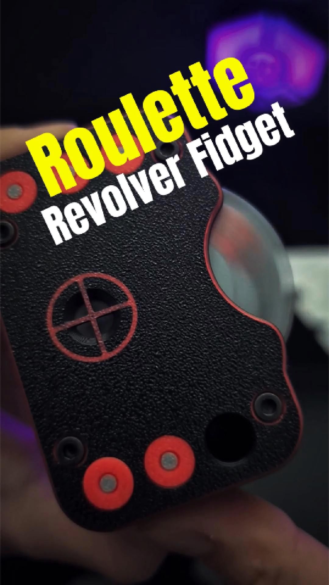 Drinking game? 3D printed russian roulette revolver fidget game ...