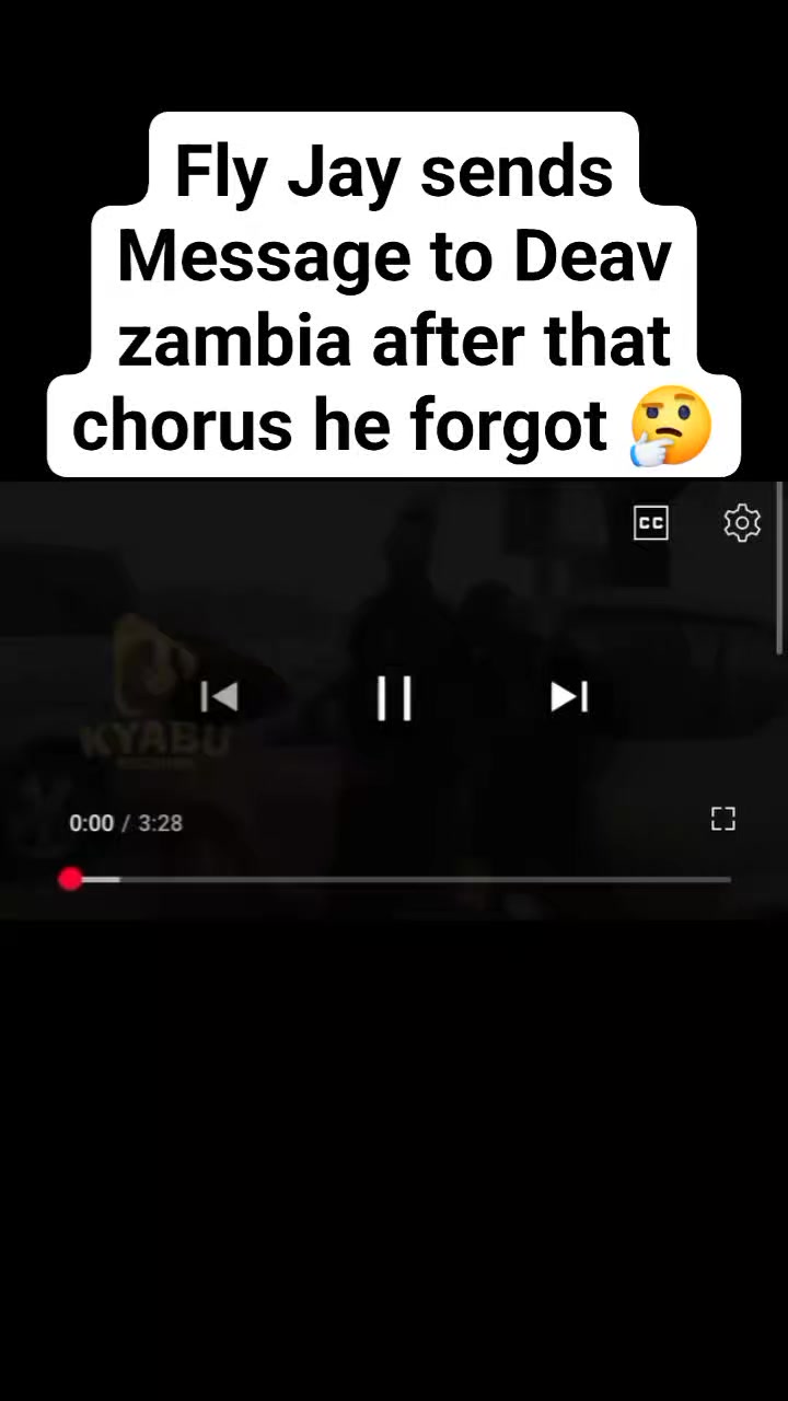 Fly Jay Sends a message to late Deav zambia 😭🤔after that chorus he ...