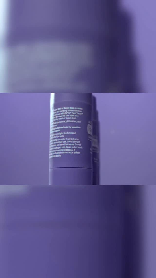 Meet the PastTense Stick + Sweet Gum, your mess-free roll-on for