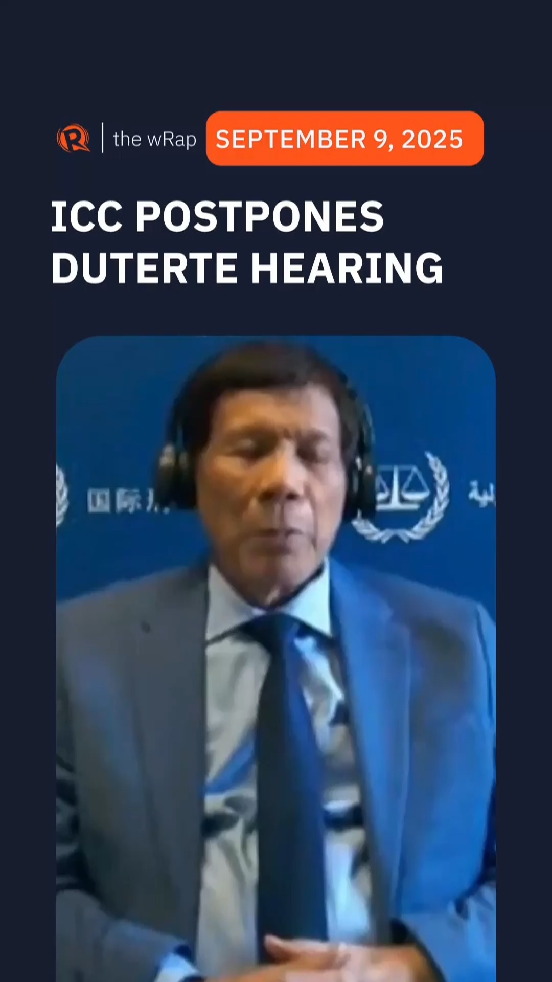 The International Criminal Court indefinitely postpones the pre-trial ...