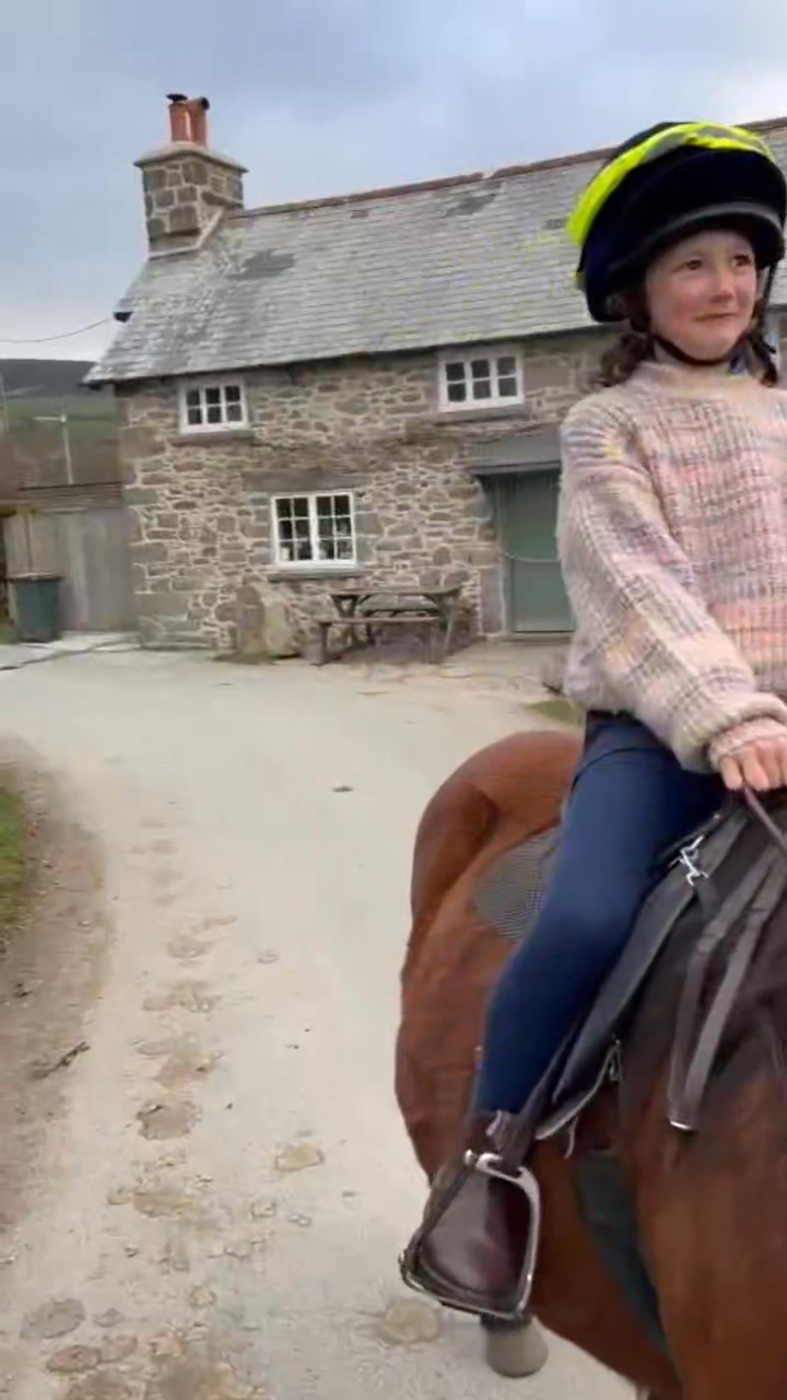 Riding home from school on two native ponies - Bevan and Charlie. How ...