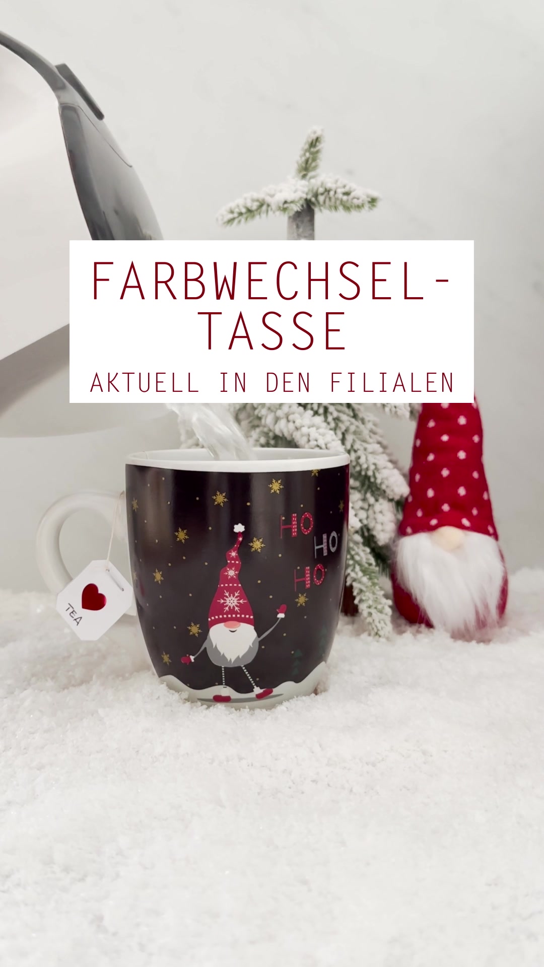 ✨ It's Magic! ✨ , Die Wichtel-Farbwechseltasse gibt es schon für 5 Euro! Schön demonstriert von @floroeschen_blog! Das perfekte Geschenk für Kaffee- und Teetrinker ☕ | TEDi Deutschland