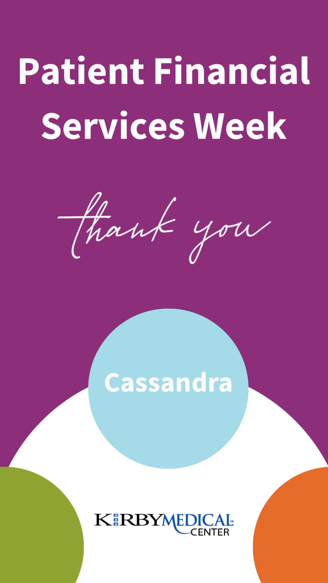 It's PFS Week, and we're spotlighting our rockstar Patient Financial ...