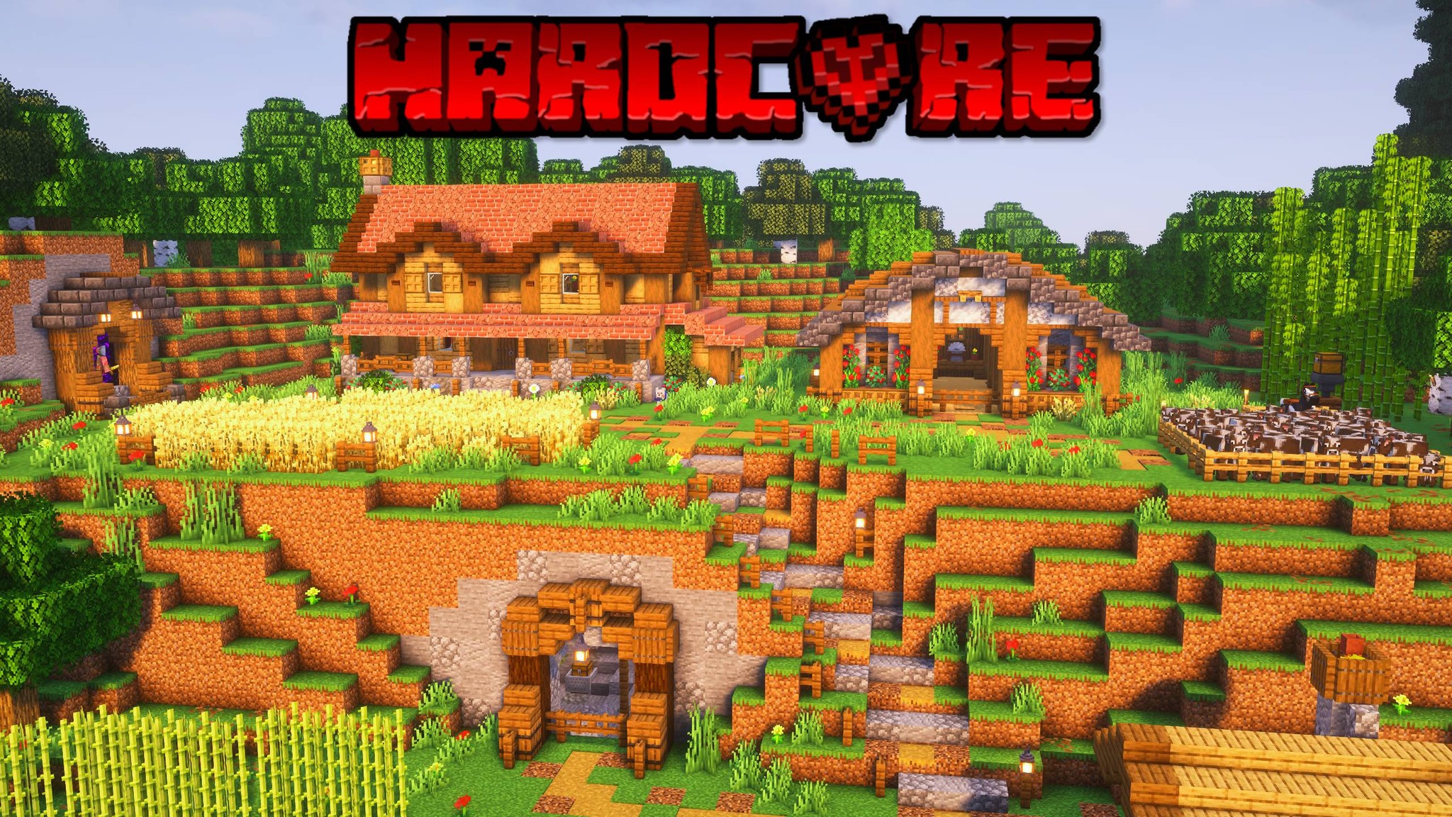 I Had The Perfect Cozy Start in Hardcore Minecraft! Watch my journey ...
