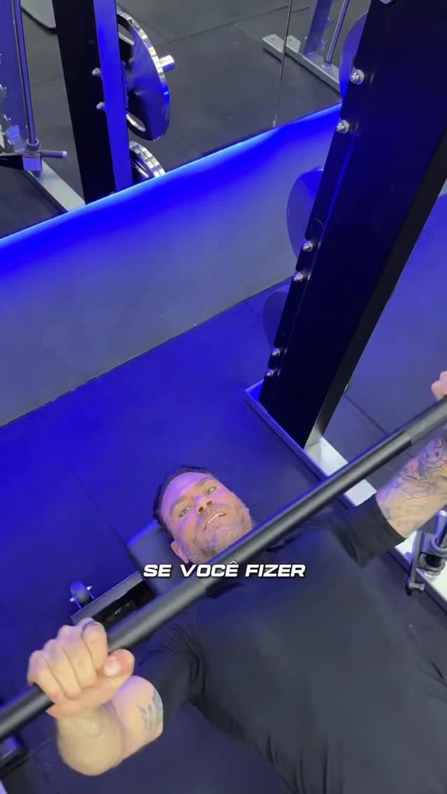 Treino PUSH, usando apenas o SMITH. Já salva pra aplicar naquele dia ...