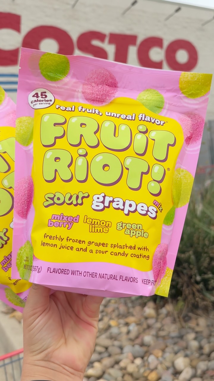 The viral sour frozen grapes by @fruitriot just been added to shelves ...