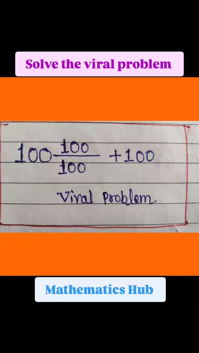 Solve the viral problem #viralproblem #viralreels #viral #maths #solve ...