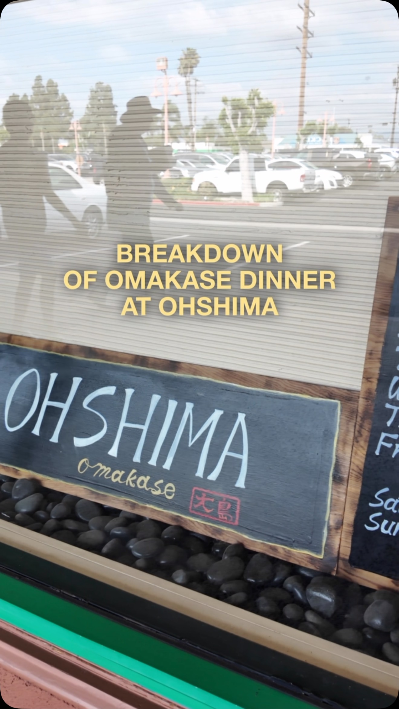 Day off as a private chef - omakase at ohshima sushi! Breakdown of 