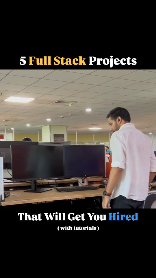 5 Full Stack Website Projects that will actually get you Hired All ...