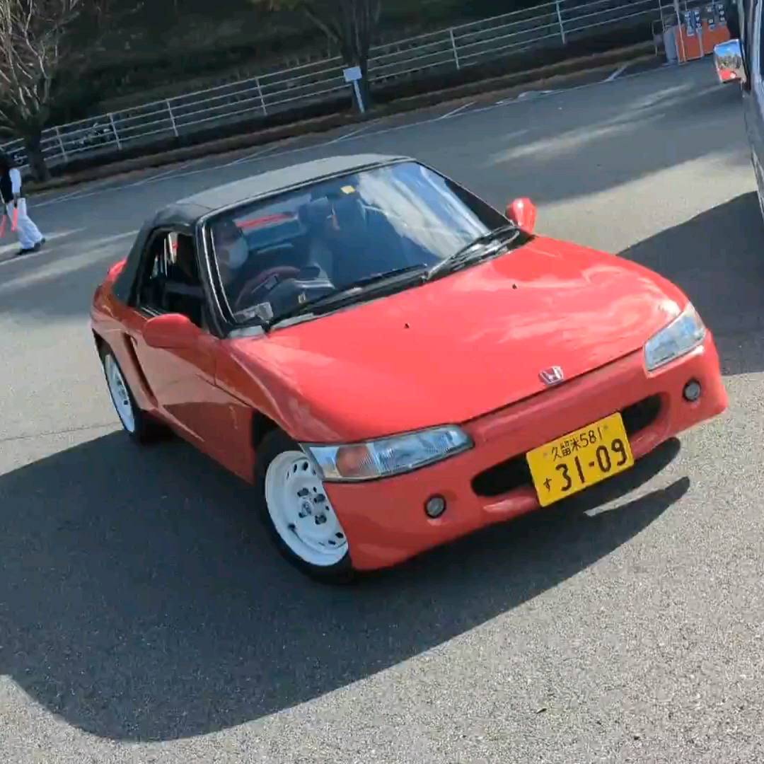 The ABC's of kei cars today at a local meet. Autozam AZ1, Suzuki