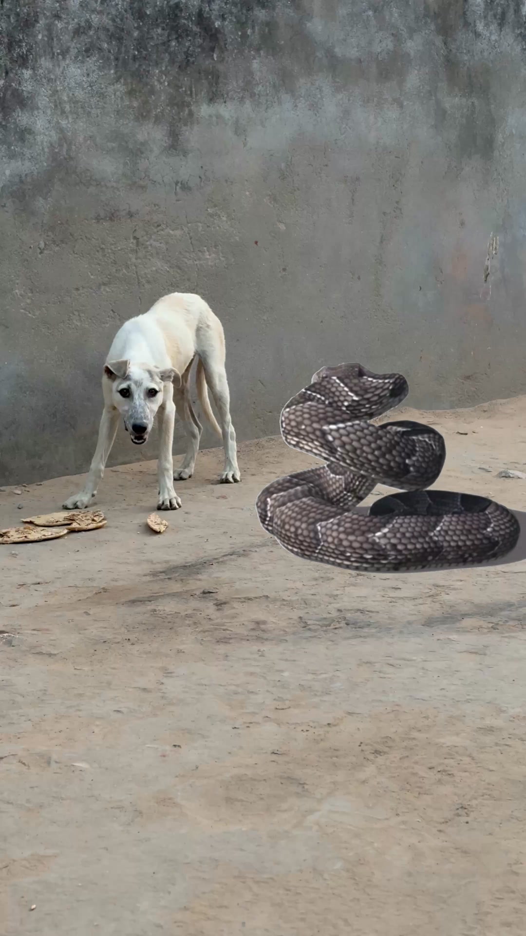 Snake and dog eating roti | Mr.Tatiwal experiments | Facebook