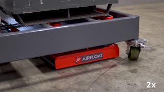 Use both air caster technology and wheels with Lift Glide Air Skids ...
