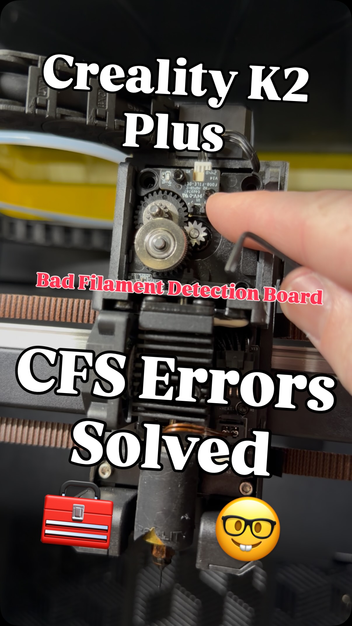 What causes buffer error or filament extraction error with CFS?