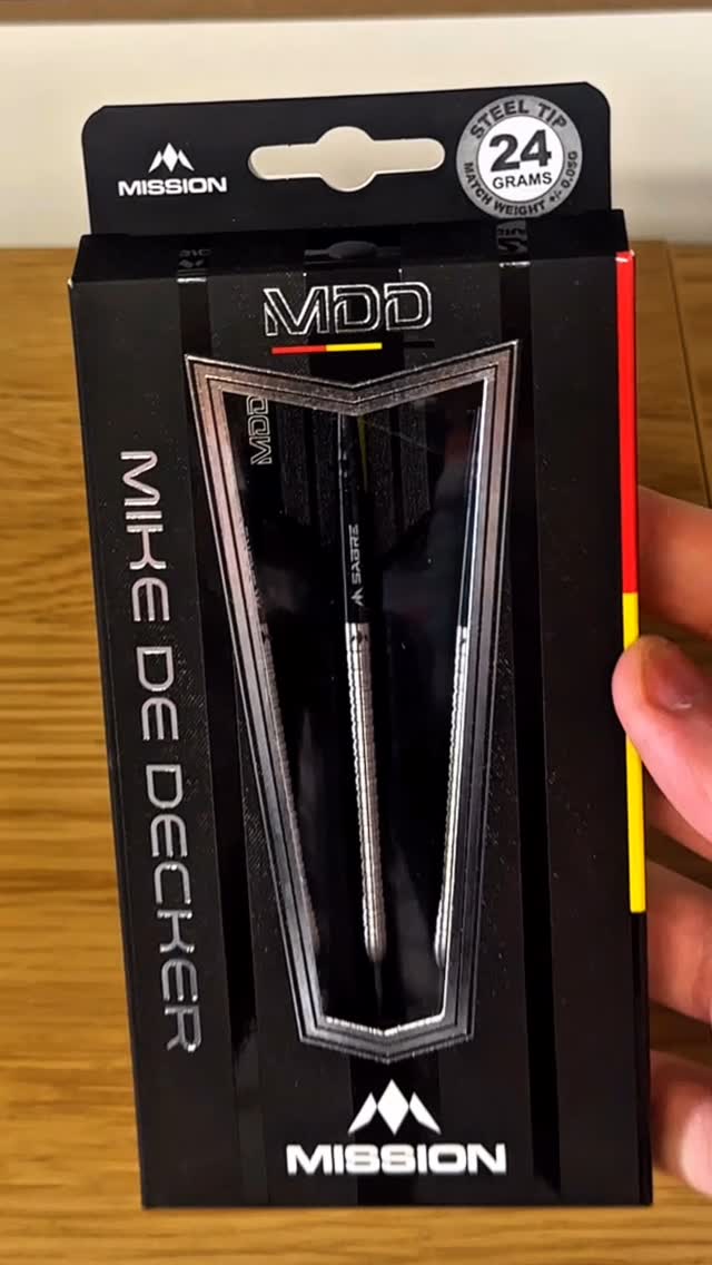 𝗡𝗘𝗪 𝗜𝗡: Mission Darts Mike De Decker V2 Darts 🆕🎯 ⚫️ Ultra