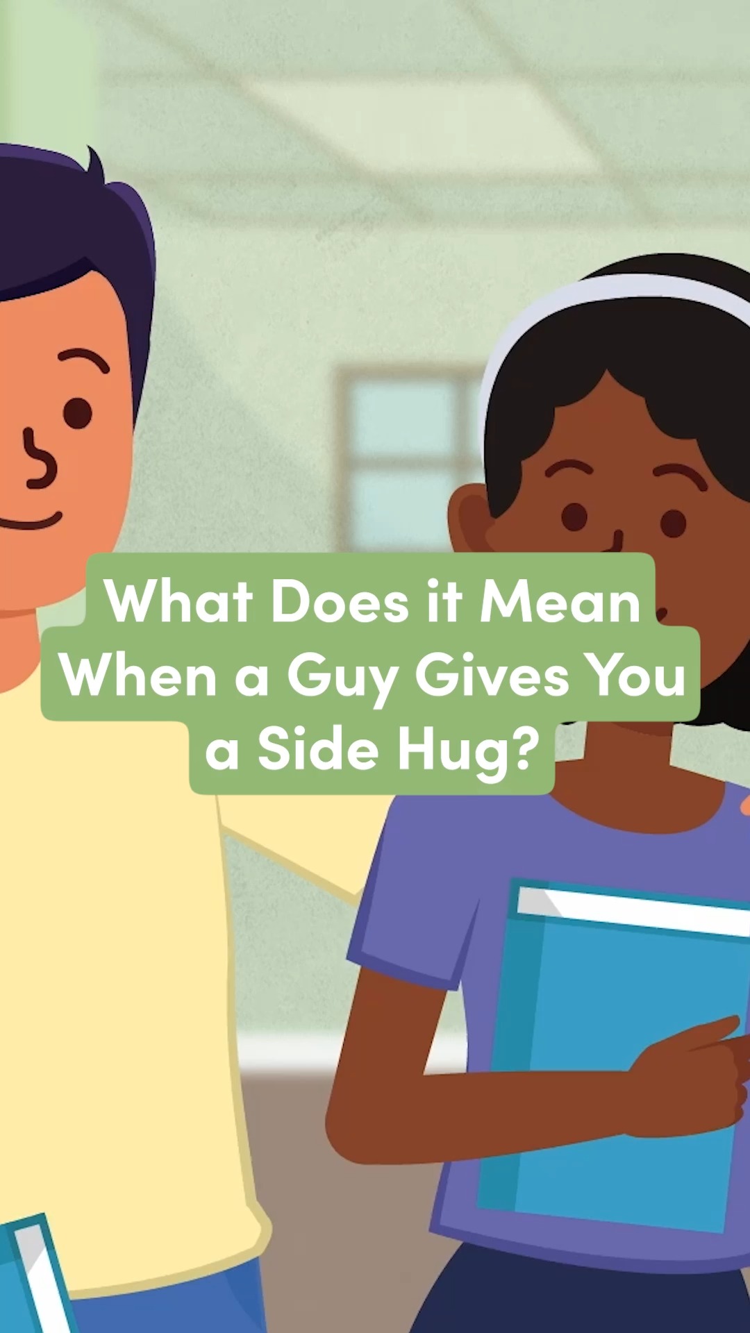Wondering what it means when a guy gives you a side hug? Find out here🤔 ...