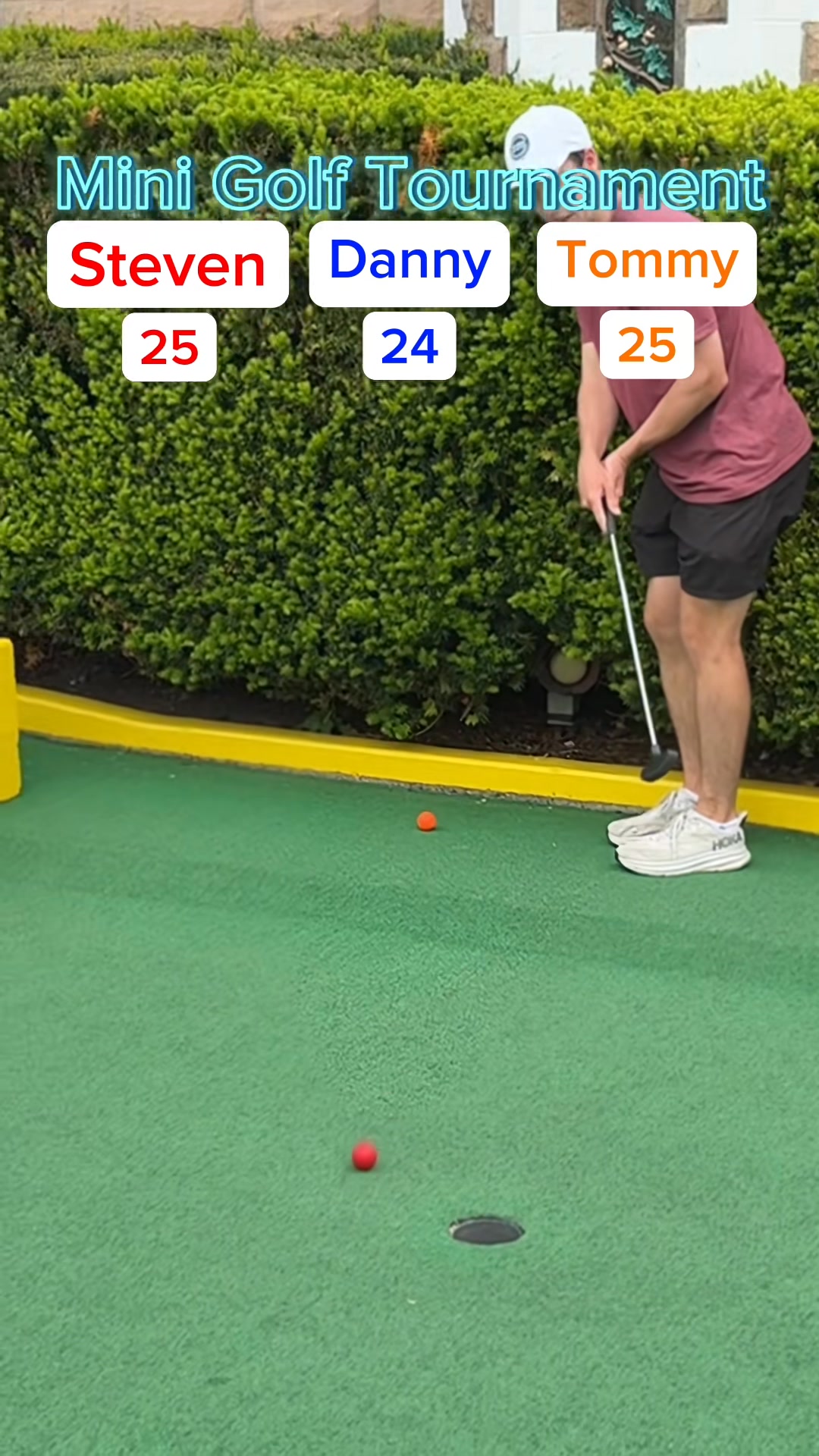Mini Golf Tournament #2 18 holes (Holes 10-12) Onto the back nine! # ...