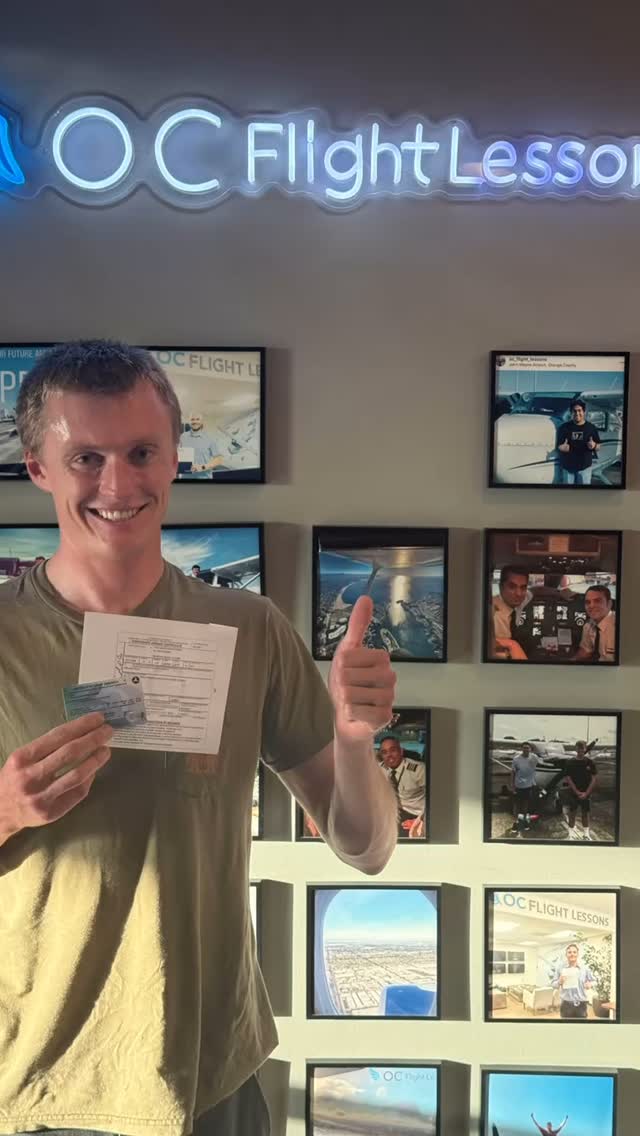 Congratulations to Cole on passing his Private Pilot checkride with us ...