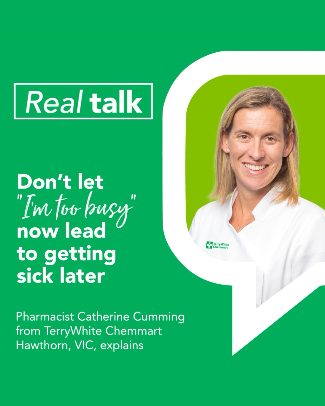 Pharmacist Catherine Cumming from... - TerryWhite Chemmart | Facebook