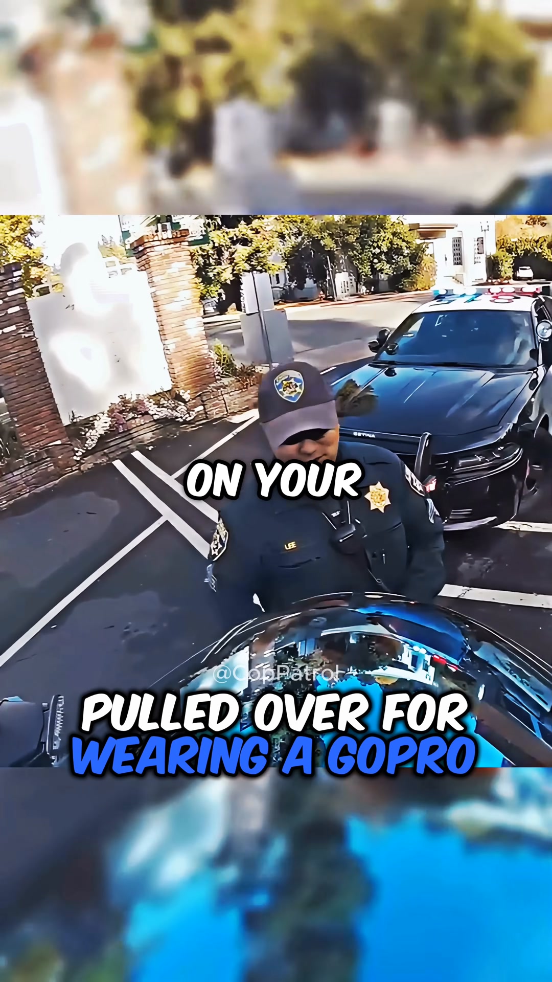Pulled Over for Wearing a GOPRO #dashcam #viral #trending #hot #fyp # ...