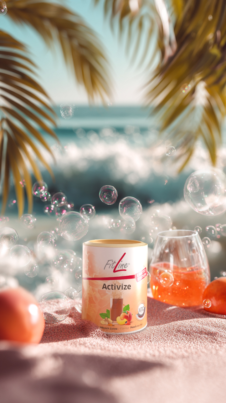 Say hello to our NEW FitLine Activize Oxyplus Peach Ice-Tea
