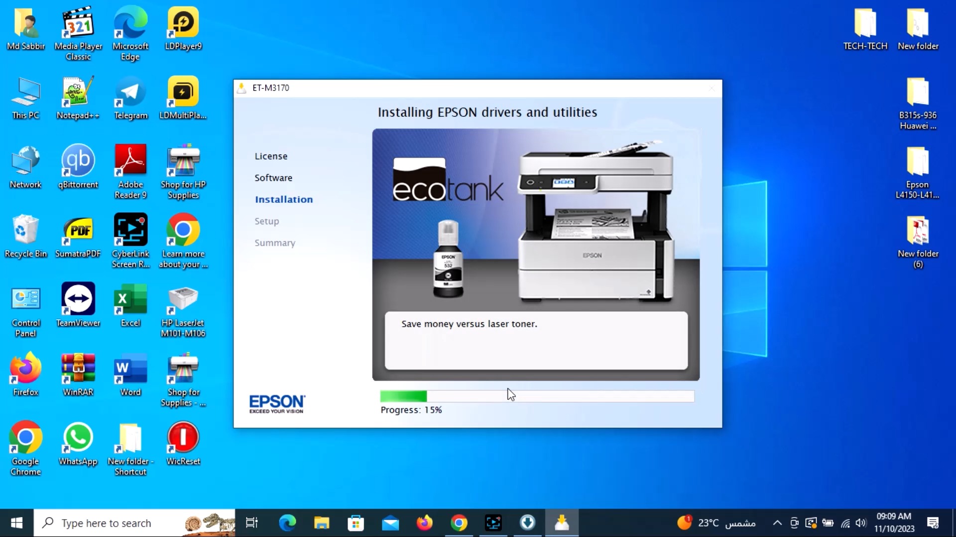 This video shows you how to download and install the Epson L3270 ...