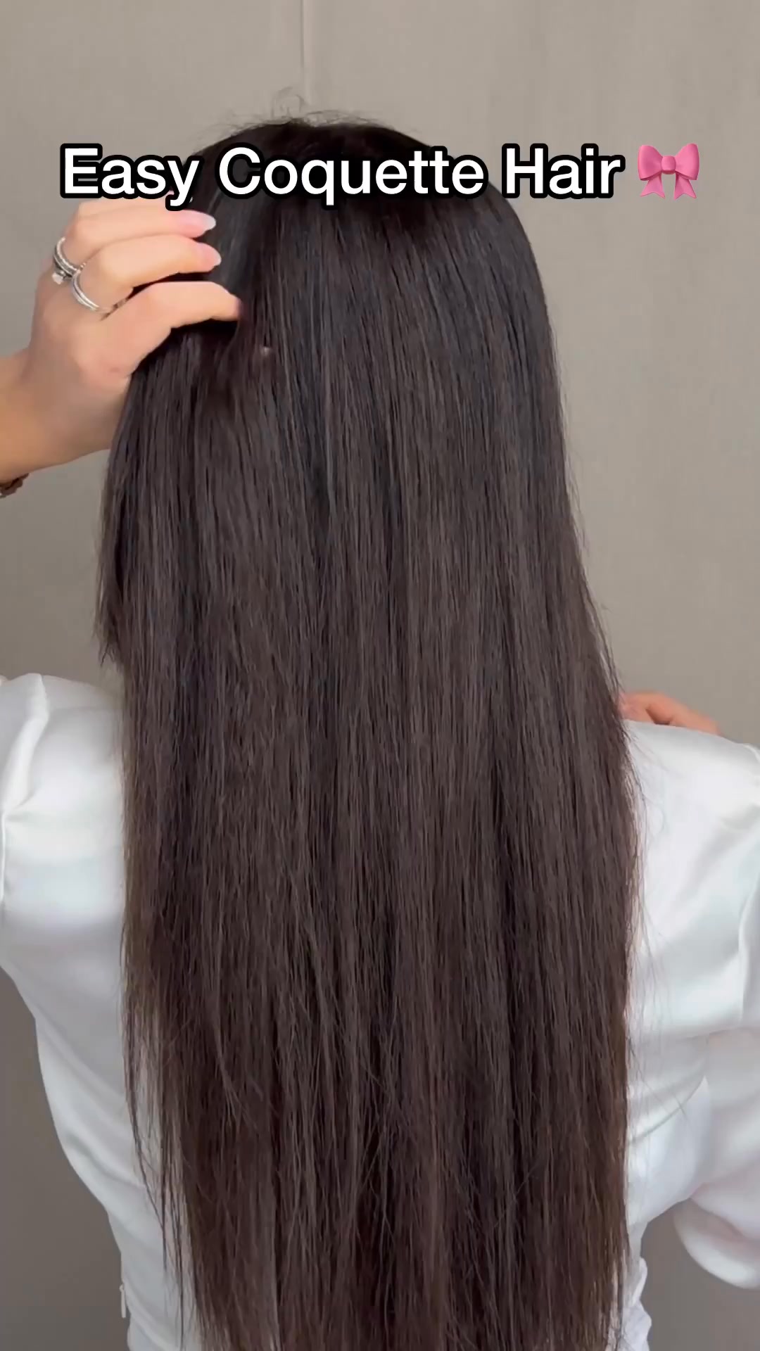 Easy Coquette Hairstyle 🎀 #hairstyles #hair #stylehair #explore #fypシ ...