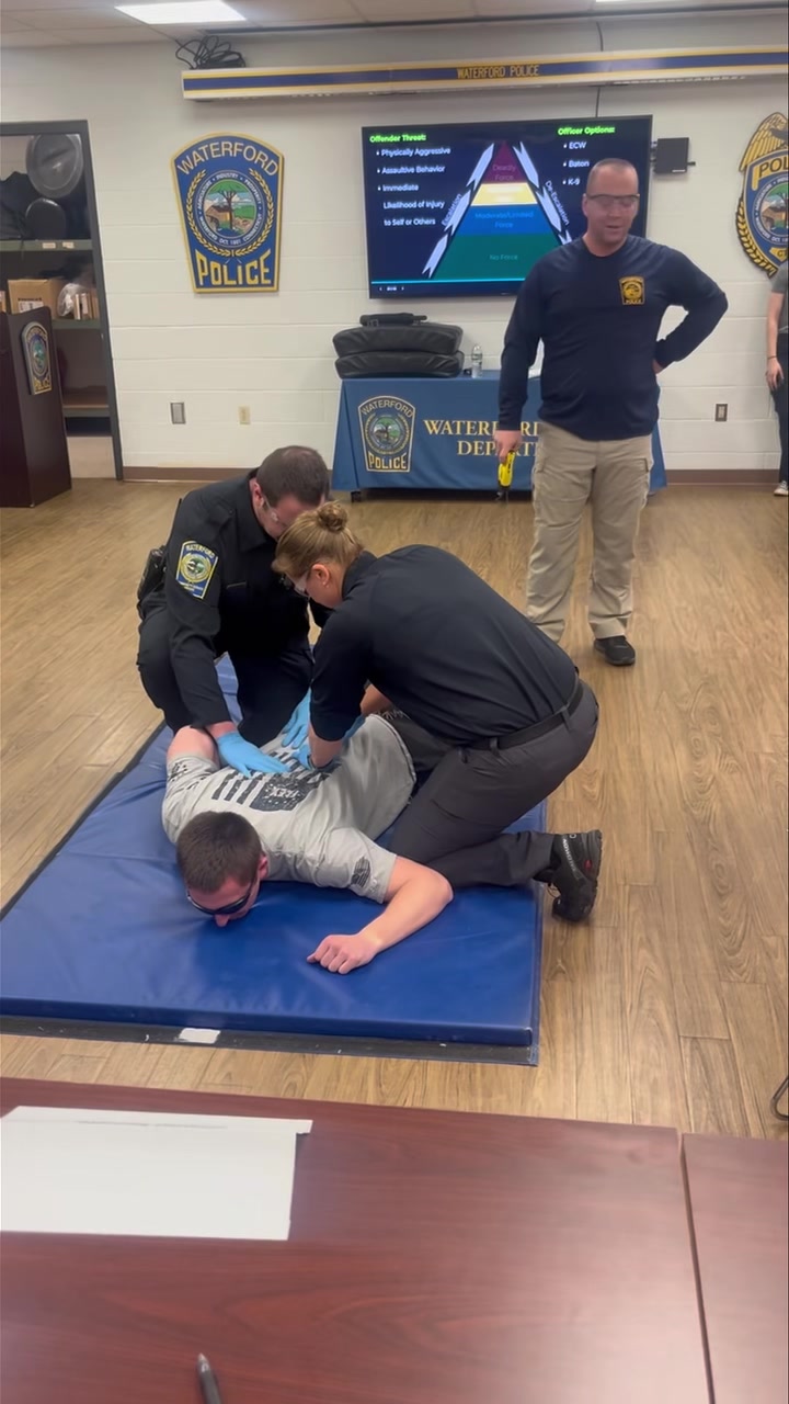 Get ready to enjoy this!!!! So our two new officers, who graduated the ...