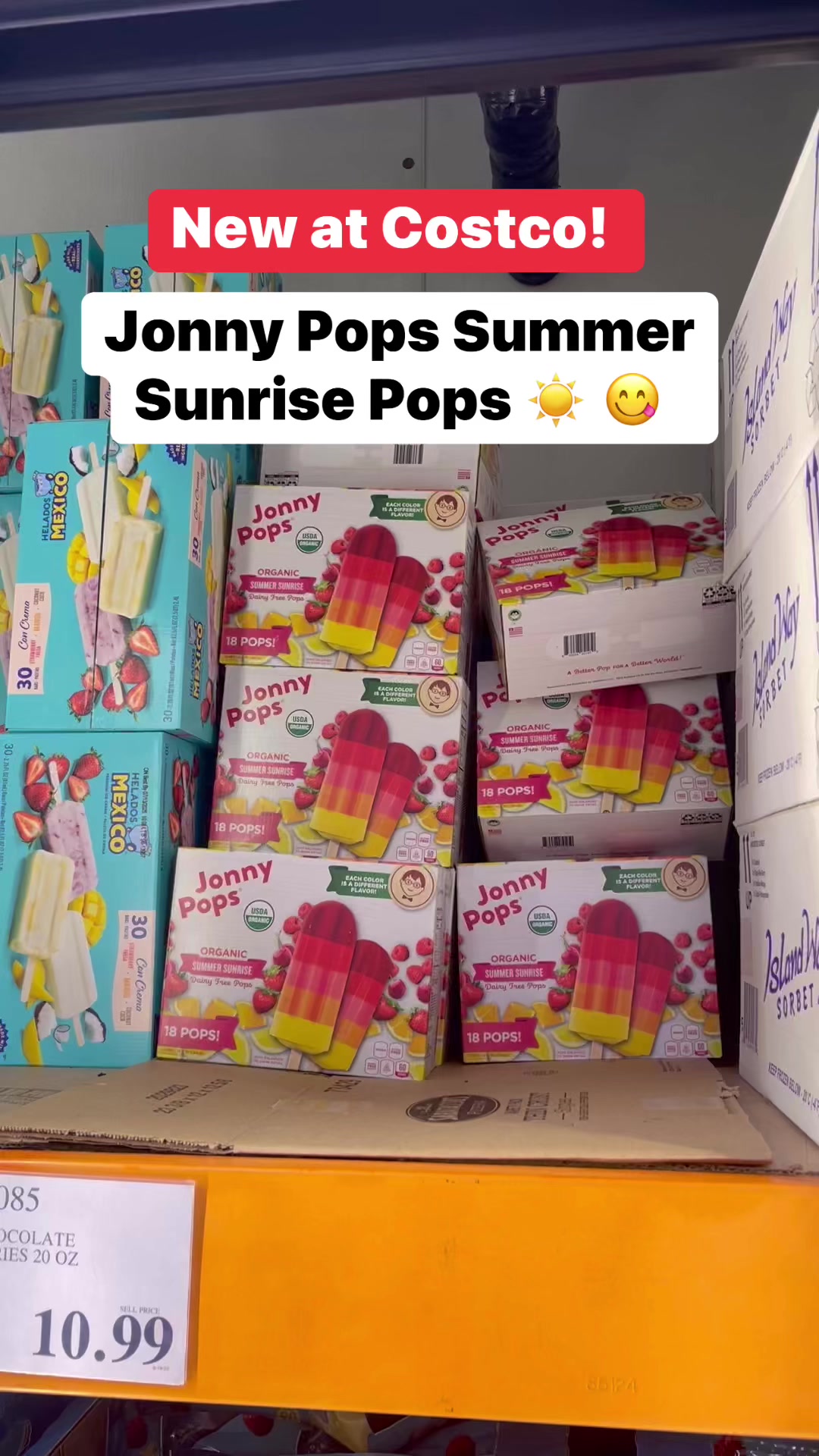 Shake, Freeze, Enjoy! JonnyPops 48ct Organic Freezer Pops are