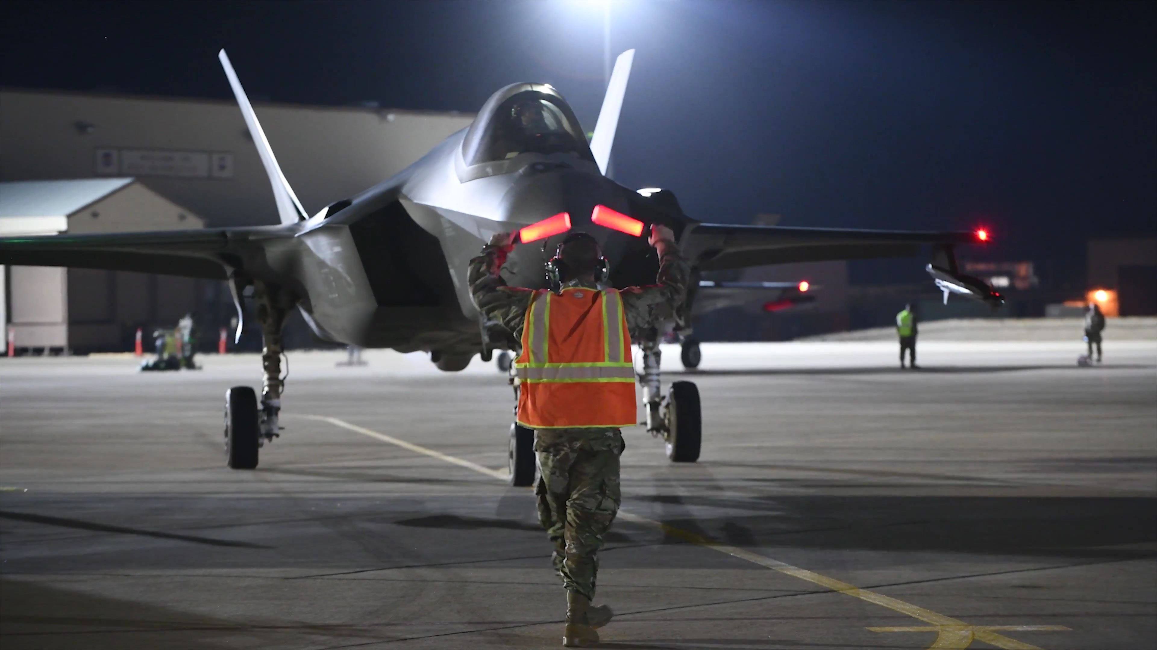 F-35 Night Operations at Hill Air Force Base | Start off your week with ...