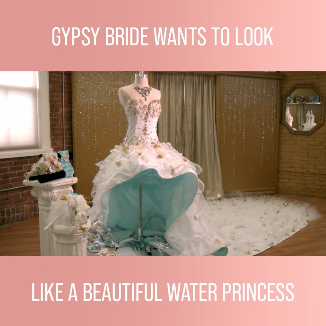 23-year-old Gypsy bride, Lottie, is getting married to her fiance Whitey, 21, and wants to look like a 