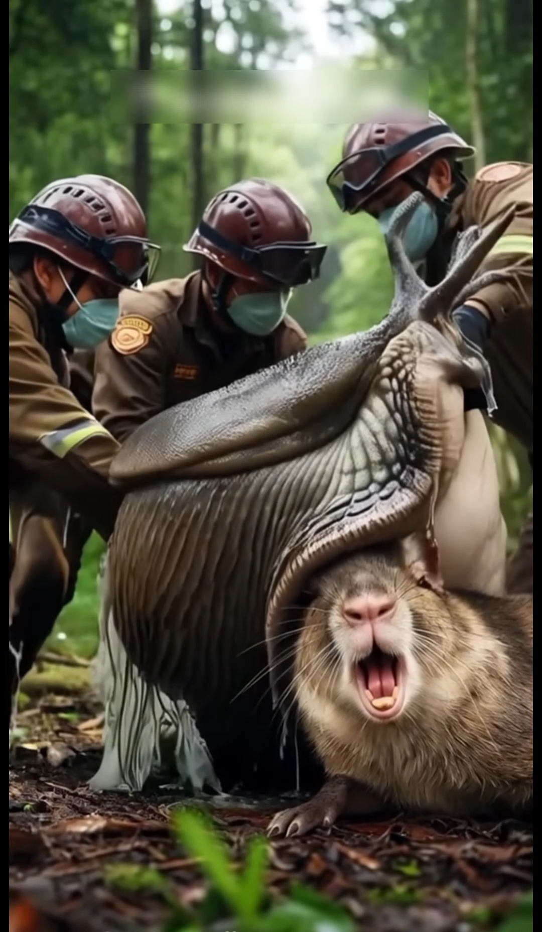💥 Rescuers race against time to save rodent from monstrous slug attack ...
