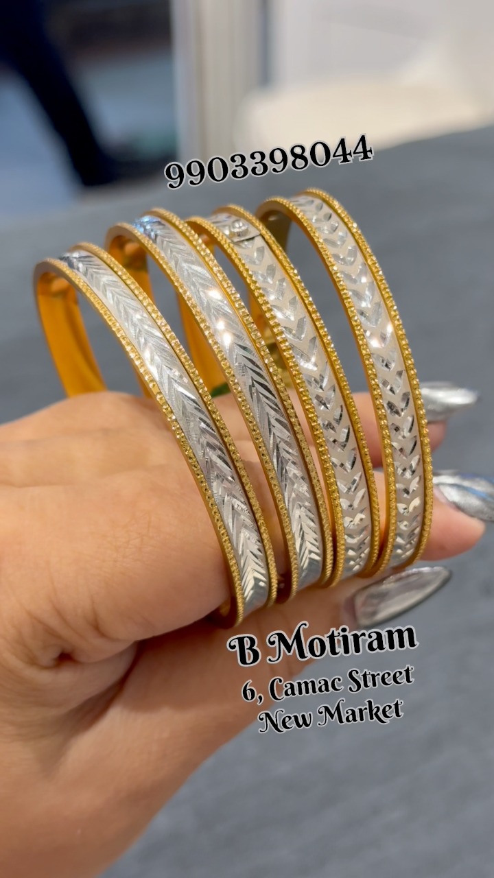 Beautiful Silver Socket Churi New Collection 2025 | B Motiram Moni's ...