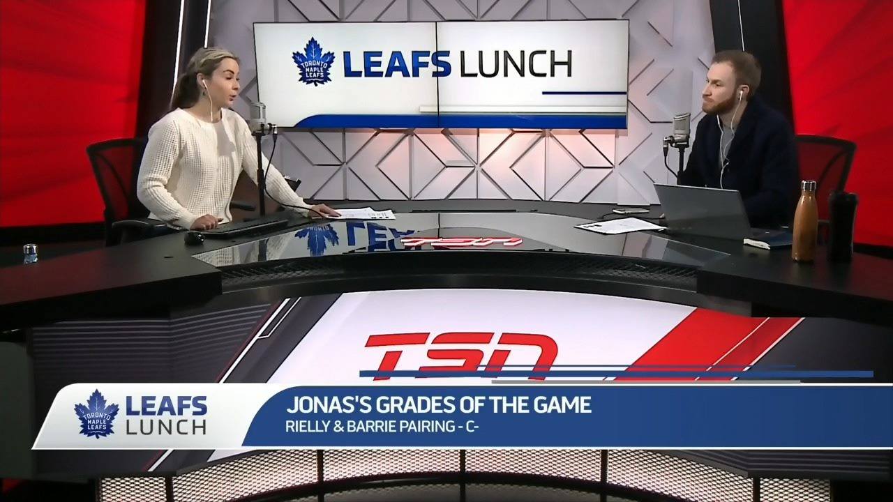 Leafs Lunch Grades of the Game | Andi Petrillo and Jonas Siegel hand