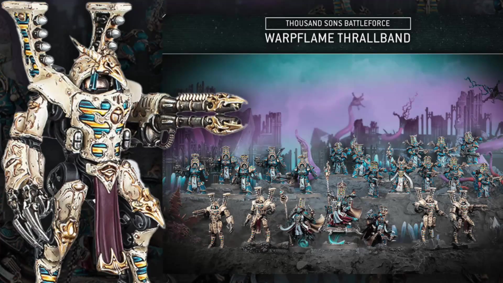 Warhammer 40K - Battle Force: Warpflame Thrallband (Thousand Sons) - Nuovo, Games Workshop
