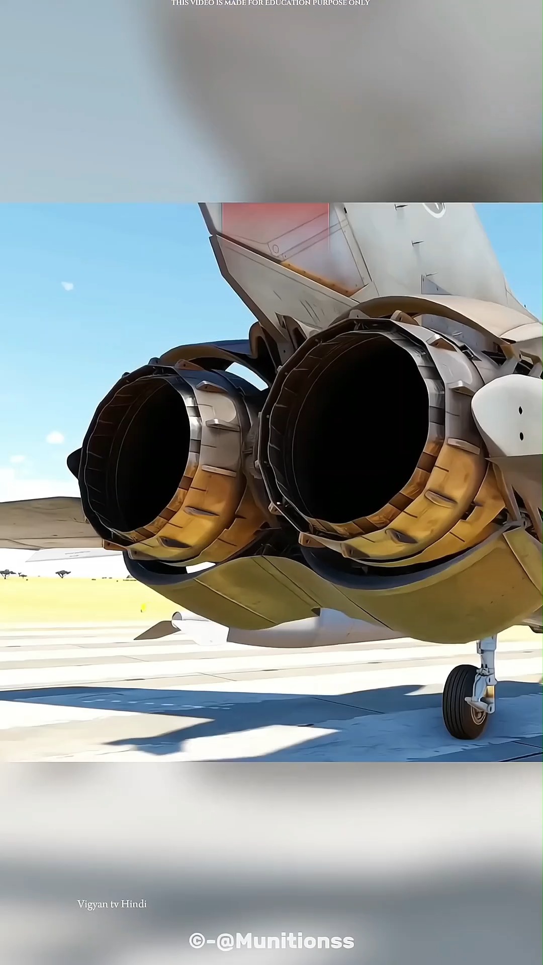How Reverse Thrust Works in Aircraft! ️ #aviation #reversethrust # ...