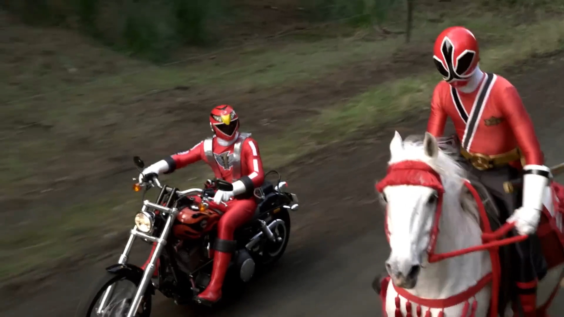 Jayden & Scott's Horse Power! ❤️❤️❤️ #PowerRangers #Samurai