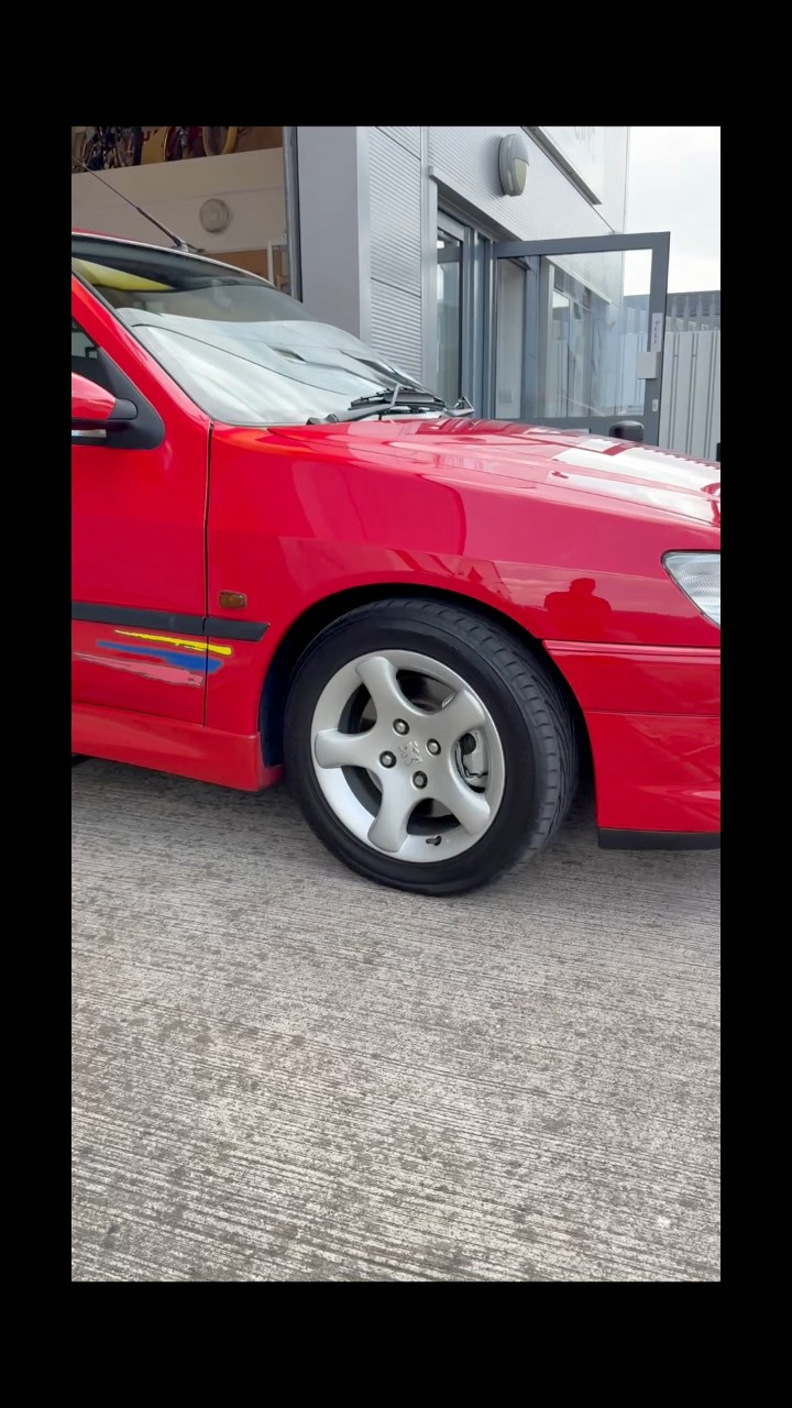 Image result for Here is one of just 500 made, a Cherry Red Peugeot 306 Rallye in ...
