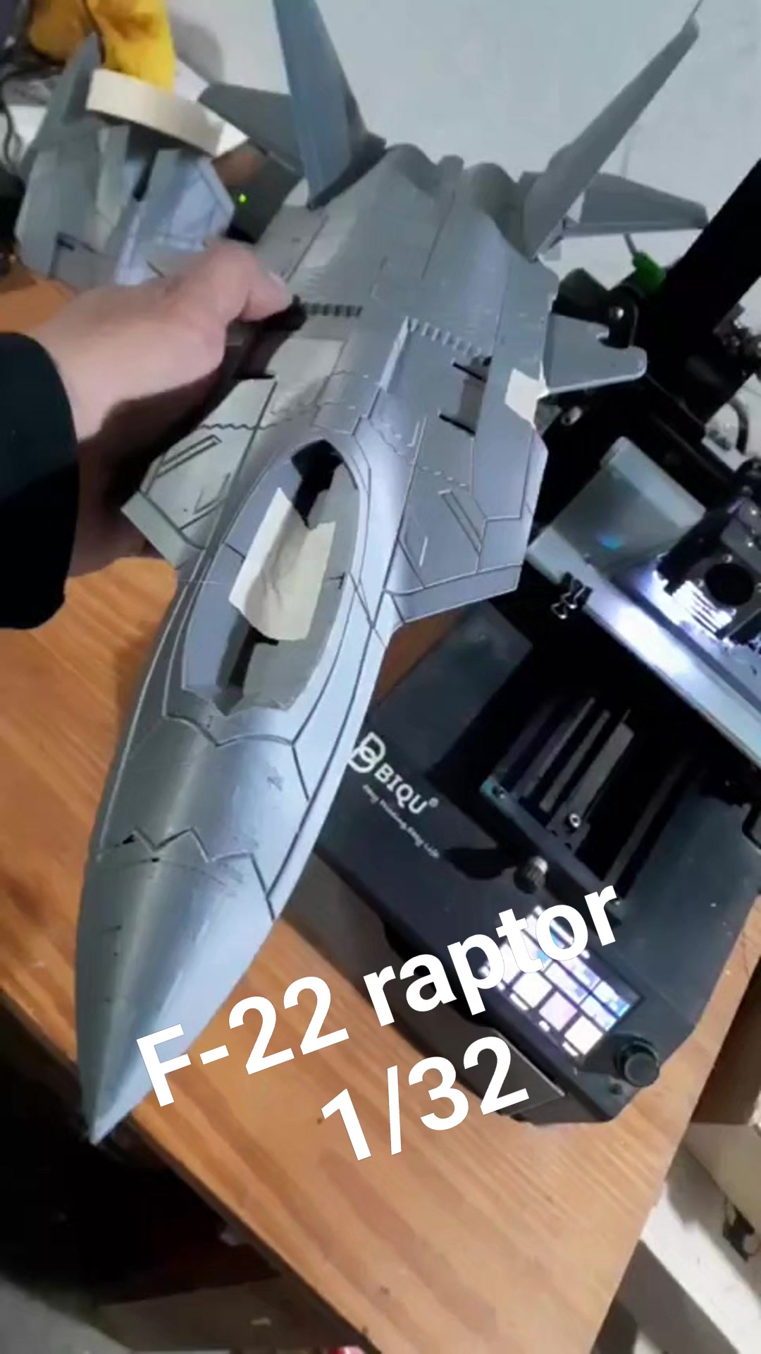 Converting Revell YF-22 to F-22 Raptor in 1/32 scale