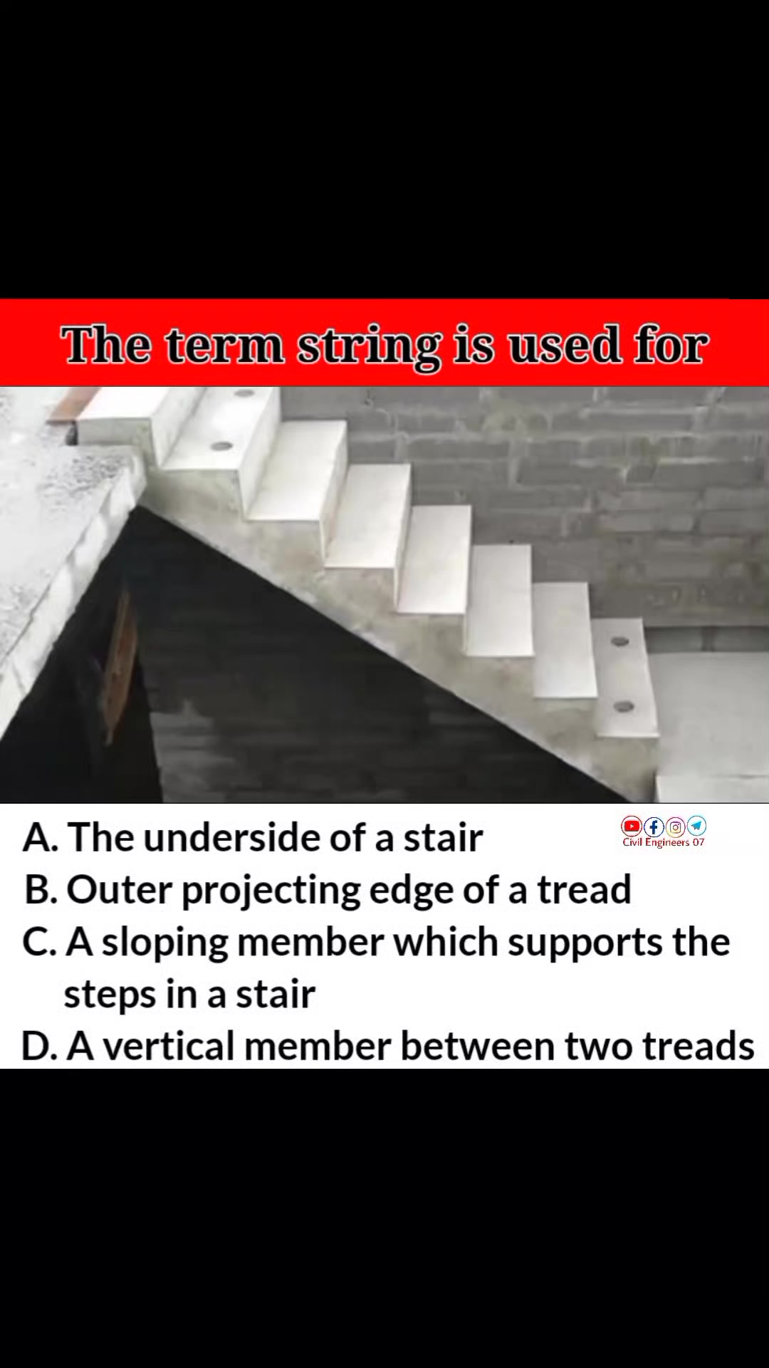 The term string is used for... - Civil Engineers 07 | Facebook