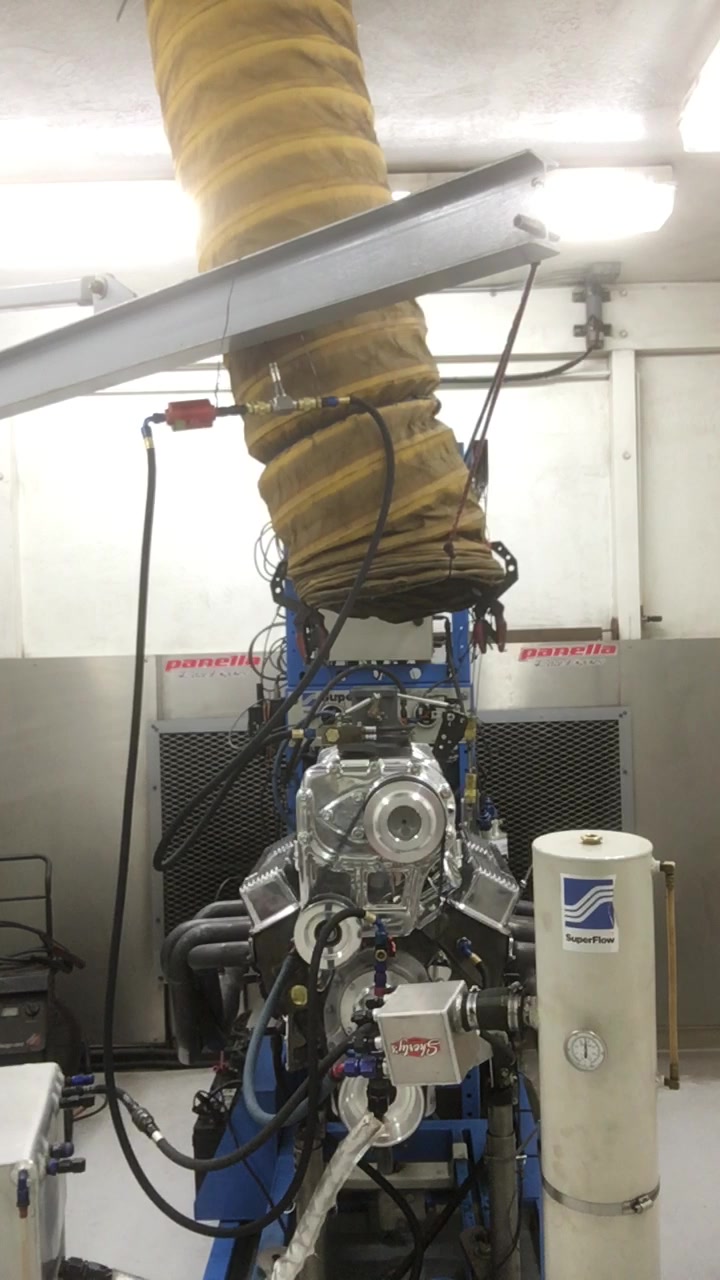 It was indeed Bob Sr’s Anglia engine on the Superflow Dyno yesterday ...