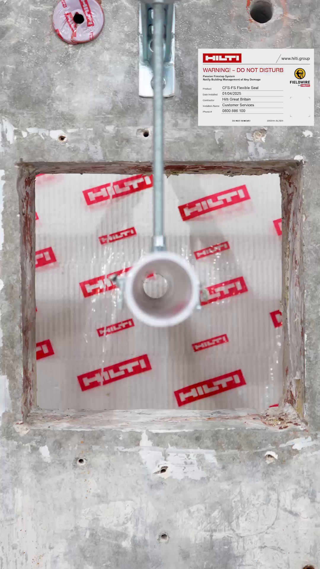 Our new CFS-FS Firestop flexible seal installs up to 4 times faster ...